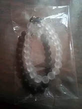 2 unids/set brillante imán par pulsera Vintage Natural piedra distancia emparejado pulsera de los amantes de la joyería de regalo de día de San Valentín