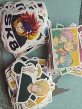 Pegatinas de peces de plátano de Anime, para papelería, portátil, monopatín, PVC, mochila, botella, bicicleta, pegatina impermeable para coche, 10/30/50 Uds.