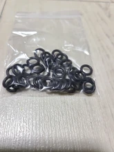 Junta tórica negra para automóvil, arandela de sellado resistente a la corrosión y al aceite, CS, 2mm, OD, 8mm ~ 100mm, NBR, goma de nitrilo redonda O de tipo redondo, 10 Uds.