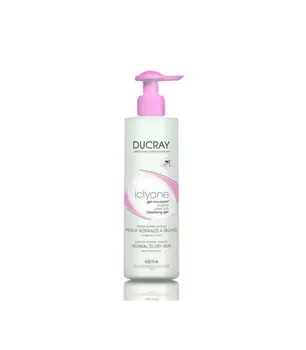Ictyane Ducray overfatty Cleansing Gel 400 Ml 
Ictyane Ducray overfatty Cleansing Gel 400 Ml