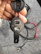 MoFlyeer-cargador USB para motocicleta adaptador de teléfono móvil resistente al agua, de aleación de aluminio, con pantalla Digital de 2.4A, cargador rápido para coche con interruptor