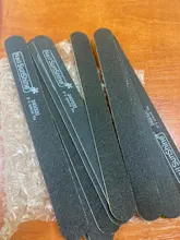 10 unids/lote negro de madera lijado archivos esmalte de uñas pulido bloques de 240/320 granos de uñas de tiras de doble cara para manicura