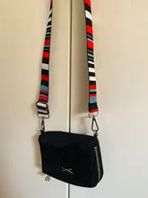 Cinturón de nailon de colores para mujer, accesorios de Correa, de arcoíris colgador de hombro ajustable, correas de bolso, adorno manillar decorativo