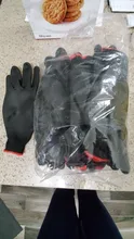 NMSAFETY-guantes de trabajo de seguridad para construcción, 12 pares/24 Uds., guantes de goma para jardín, trabajo Industrial