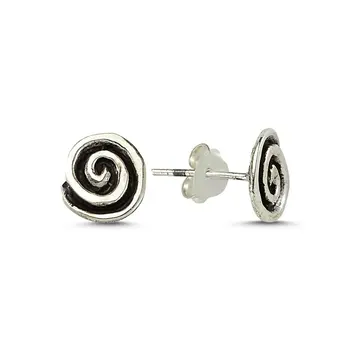 Angemiel 925 Sterling Silver Round Earrings 
Angemiel 925 Sterling Silver Round Earrings