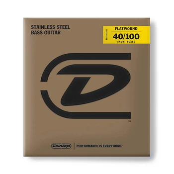 Dbfs40100s flatwound short scale string kit for bass guitar, steel, 40-100, Dunlop
Dbfs40100s flatwound short scale string kit for bass guitar, steel, 40-100, Dunlop