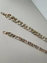 Bag-Accessory Replacement-Chain Shoulder-Handle-Chain Luxury Strap Acrylic Beige Resin