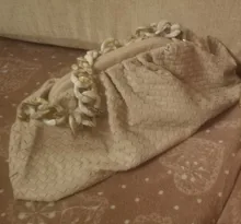 Bag-Accessory Replacement-Chain Shoulder-Handle-Chain Luxury Strap Acrylic Beige Resin