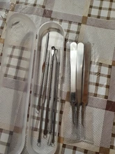 1 Set acné Pin Extractor para espinillas libre de riesgo aguja para espinillas acero inoxidable, espinillas removedor Extractor para espinillas cuidado Facial herramientas