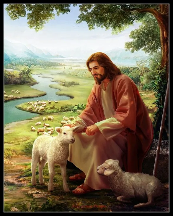 Jesus Christ with Lamb 1 - Counted Cross Stitch Kits - DMC DIY Handmade Needlework for Embroidery 14 ct Cross Stitch Sets
Jesus Christ with Lamb 1 - Counted Cross Stitch Kits - DMC DIY Handmade Needlework for Embroidery 14 ct Cross Stitch Sets