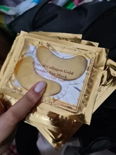 InniCare, 20 piezas de cristal, colágeno, oro, máscara para los ojos, antienvejecimiento, ojeras, belleza acné, parches para el cuidado de la piel de los ojos, Cosméticos Coreanos