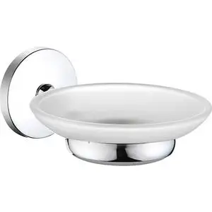 Soap Dish Milardo cadiss frosted glass/Chrome (cadsmg0m42) 
Soap Dish Milardo cadiss frosted glass/Chrome (cadsmg0m42)