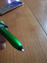 Bolígrafo plegable 4 en 1 para pantalla táctil, mini bolígrafo capacitivo Universal con LED para tableta y teléfono móvil