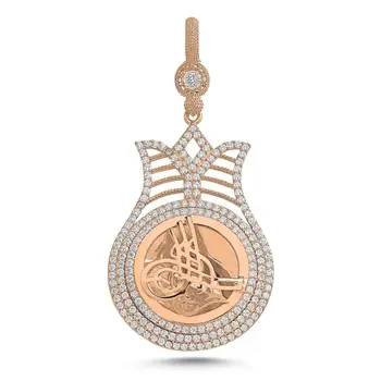 925 Sterling Silver Ottoman Muslim Tulip Style Zircone Stone Handmade Fashion Pendant New Quality Turkish Jewelry Pendants
925 Sterling Silver Ottoman Muslim Tulip Style Zircone Stone Handmade Fashion Pendant New Quality Turkish Jewelry Pendants
