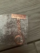 Reloj personalizado grabado con tu nombre, de acero inoxidable Pin de solapa, broche de bolsillo de alta calidad, Fob, reloj de enfermera