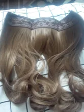 Extensiones de cabello de Halo ondulado, 12, 14, 16 y 18 pulgadas, sin Clip, en Rubio degradado, Negro, Rosa, sintético, Natural, oculto, secreto, pieza de cabello falso