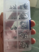 Retaining Ring Clip Washer Metalworking 304-Stainless-Steel Fastener Assortment-Kit Shaft