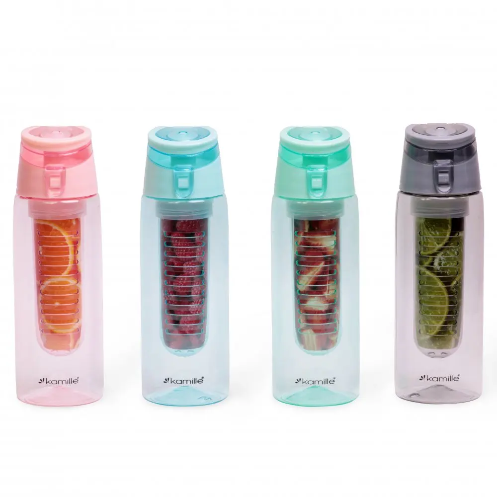 660ML Plastic Drinks Sport Hydration Clear Water Bottle Cycling Picnic Outdoor 