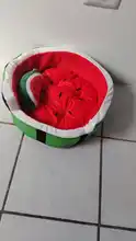 1pc Cute Kennel House Warm Cotton Watermelon Modeling Dog Bed Mat Sofa Pet Cat Bed