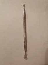 Comedone-utensilio para quitar espinillas y granos, agujas de acero inoxidable para quitar espinillas y granos, cuidado de la piel facial, limpiador de poros, color plateado, 1 Uds.