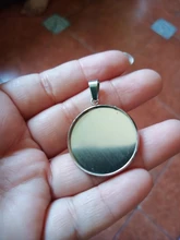 10 unids/lote Acero inoxidable blanco cabujón Base ajuste encanto colgante fit 6 8 10 12 14 16 18 20 25 30mm suministros de fabricación de la joyería