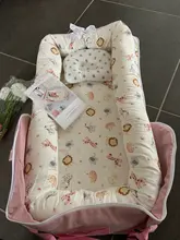 Cuna de algodón para bebé, cesta para recién nacido, cuna portátil para bebé, cojín de cuna de viaje para niño y niña