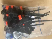 4 pulgadas 3/4/5 Uds rápido trinquete liberación velocidad apretón de trabajo de madera abrazadera de barra de trabajo Clip Kit estabilizador Gadget herramienta de mano para trabajar la madera