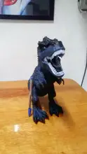 Dinosaurio eléctrico Tiranosaurio Rex para niños, juguete para caminar, luz, sonido, juguetes de modelo Animal