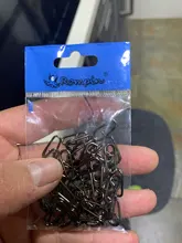 Rompin-Anillos ovalados de división ovalada de acero inoxidable, surtido de señuelos giratorios, emerillones de pesca, Conector de aparejos de 16, 18 y 21mm, 50 unids/lote