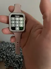 Las señoras de las mujeres para Apple Watch serie SE 6 5 4 3 PC de la cubierta Protector con punta de diamante parachoques para iWatch 40mm 44mm, 42mm, 38mm Accesorios