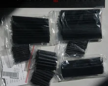 Manguito termorretráctil negro, Kit surtido de tubos de conexión eléctrica, envoltura de Cable eléctrico, 127 Uds.