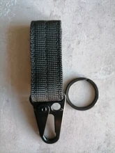Mosquetón de alta resistencia llave de Nylon gancho MOLLE Correa hebilla colgante sistema hebilla de cinturón colgante Camping y senderismo y accesorios