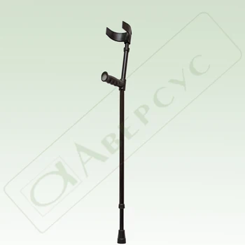 Арт.24ут. Crutch elbow with adjustable height sections, oops, button height adjustment.
Арт.24ут. Crutch elbow with adjustable height sections, oops, button height adjustment.