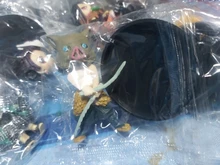 6 unids/set Anime demonio asesino Kimetsu No Yaiba figura Q Posket Kamado Tanjirou Kamado Nezuko Agatsuma juguetes 6cm