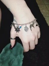 Pulsera SPN inspirada en la TV joyería Supernatural, brazalete de estrella, brazalete de espada, pulsera con cierre de garra de langosta, Sam, Dean, Winchester