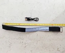 Brazalete LED recargable por USB para correr, equipo de ciclismo, banda luminosa de seguridad nocturna para corredores, ciclistas, caminantes y conciertos