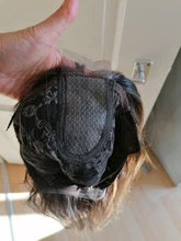 Peluca sintética larga y Lisa para mujeres negras, exquisita Peluca de Color rubio miel resaltado, parte media resistente al calor