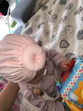 Sombrero hecho a mano de mezcla de algodón para mamá y yo, gorros para mujer, sombreros de turbante para niñas pequeñas, accesorios para el cabello, sombreros de nudo