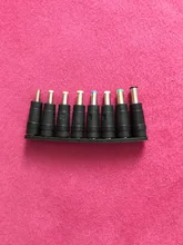 8 unids/set DC Multi tipos a 5,5*2,1mm convertidor adaptador de enchufe para el ordenador portátil, etc.