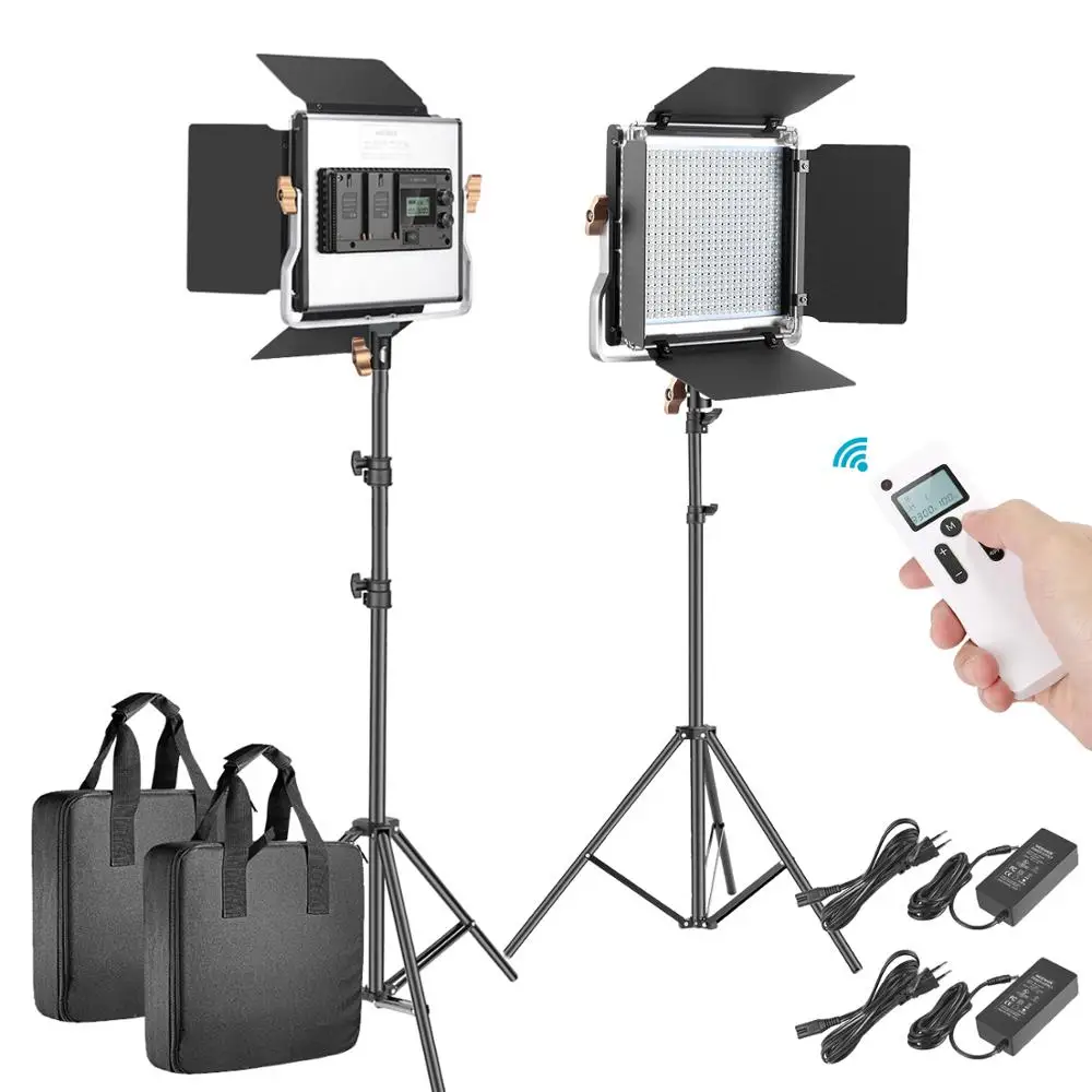 Neewer 2 Packs LED Video Light Photography Lighting,Dimmable Bi-Color LED Panel with LCD Screen for Portrait Product Photography
Neewer 2 Packs LED Video Light Photography Lighting,Dimmable Bi-Color LED Panel with LCD Screen for Portrait Product Photography