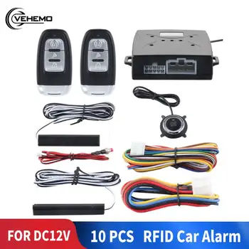 12V Passive Keyless Entry Car Alarm System Keyless Universal Remote Start/Stop System for Automobile Push Start System
12V Passive Keyless Entry Car Alarm System Keyless Universal Remote Start/Stop System for Automobile Push Start System