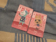 Animal Croxxing Nuevos Horizontes NFC caliente aldeano tarjeta de juego Bob Kabuki Mariscal ráfaga Ntag215 etiqueta NS interruptor Wii U envío gratis