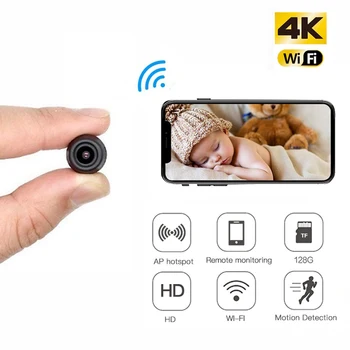 HD 1080p Mini Wifi USB Camera Real-time Surveillance IP Camera AI Human Detection Loop Recording Mini camera Support hidden 128G
HD 1080p Mini Wifi USB Camera Real-time Surveillance IP Camera AI Human Detection Loop Recording Mini camera Support hidden 128G