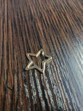 Pendientes de estrella hueca para niña, pendientes con tachuelas bohemios Vintage de cartílago falso, aretes de Clip para mujer, aretes punk rock