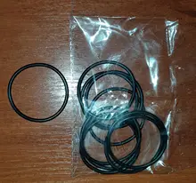 Nitrile Rubber Sealing-Washer NBR Oil-Resist Black Automobile Round OD CS 3mm 10pcs 10mm--80mm