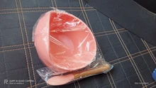 Tazón de silicona para bebé, vajilla de alimentación para bebé, tazón de succión, plato, manija de madera silicona, cuchara, juego de platos para bebé