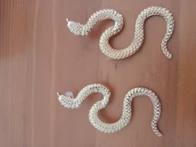 Joyería Europea personalidad distorsionada serpiente geométrica mujer exagerada en relieve Stud pendientes