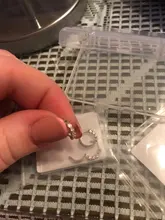 6mm/8mm encantador de oro/oro rosa/plata circón circular CZ Hoop pendientes para las mujeres 925 plata esterlina pequeña ronda pendientes de joyería