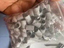 80 #150 #240 # máquina de taladro clavo Bits cebra bandas de lijado de cuidado de los pies de manicura Gel eliminador de esmalte de herramientas de corte