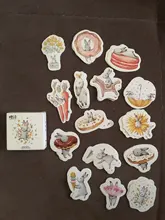 Mohamm mes liebre lindo hojas para diario Mini pequeña bala decoración Kawaii pegatinas Scrapbooking agenda de papelería